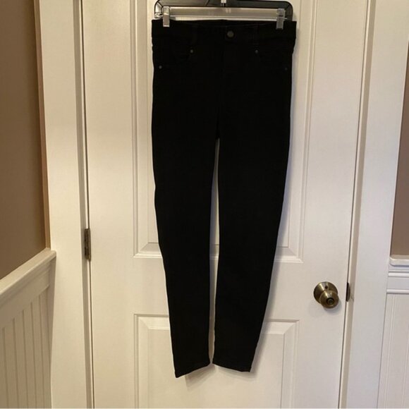 LIVERPOOL JEANS COMPANY BLACK THE ANKLE SKINNY STRETCH PULL ON STYLE SIZE 6 28 - Picture 1 of 12